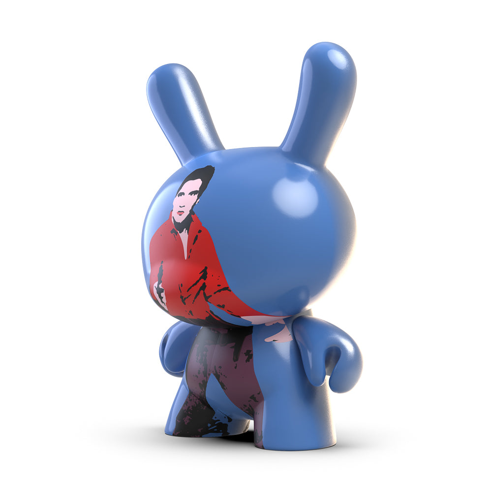 Andy Warhol 8” Masterpiece Flaming Star Elvis Dunny Art Figure - Limited Edition of 500 - Kidrobot