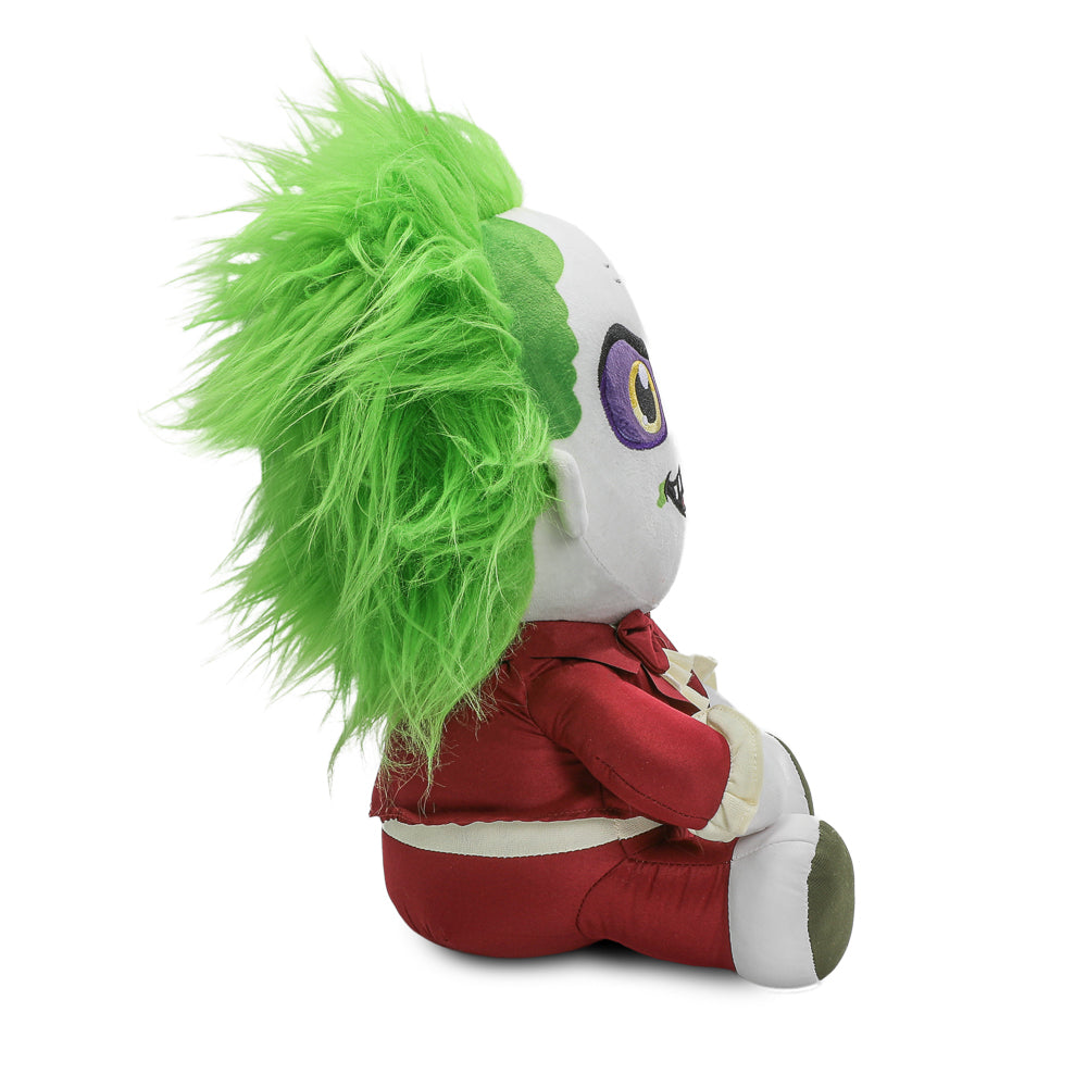Beetlejuice Beetlejuice - Beetlejuice in Red Suit HugMe Plush with Shake Action - Kidrobot
