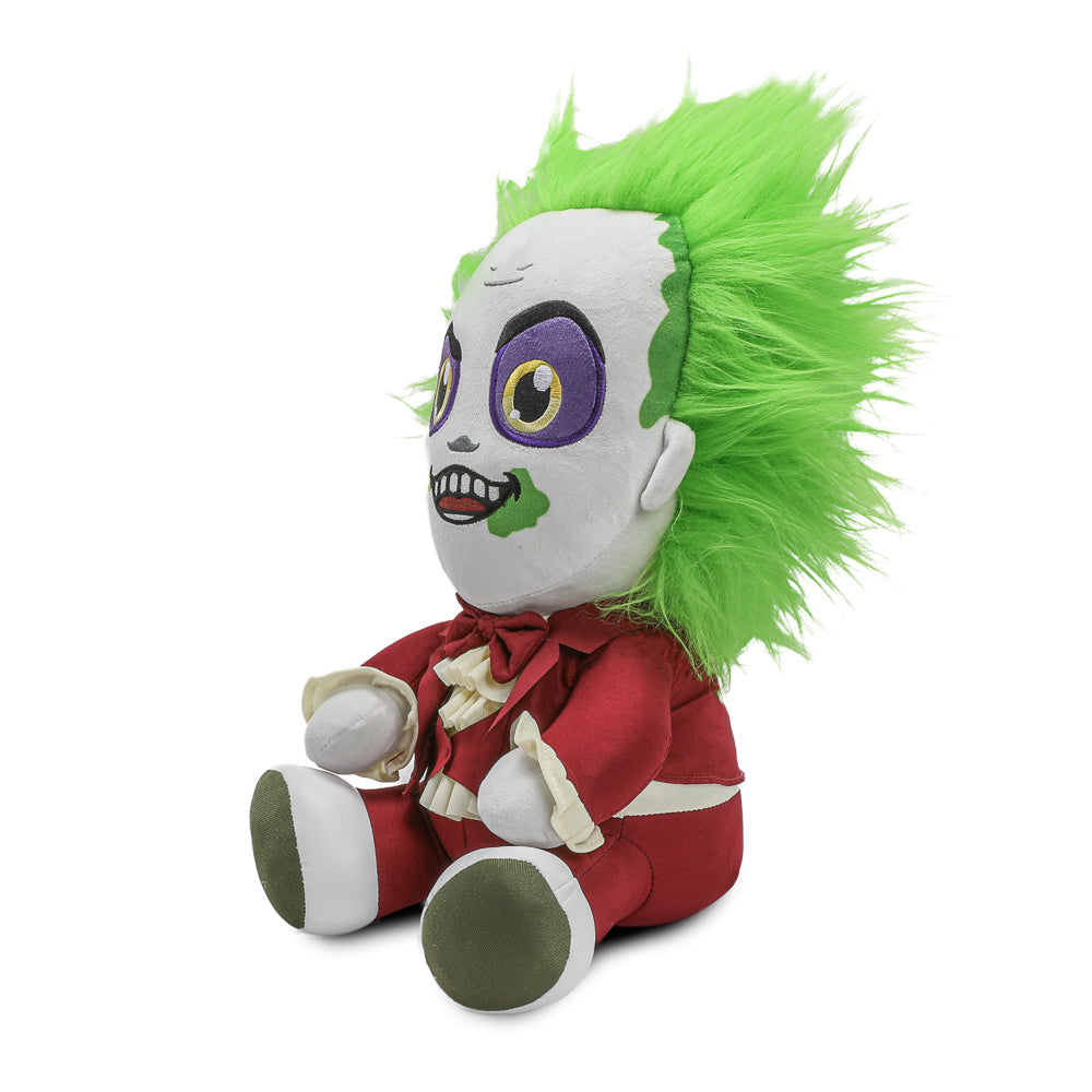 Beetlejuice Beetlejuice - Beetlejuice in Red Suit HugMe Plush with Shake Action - Kidrobot