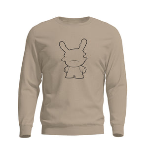 Dunny Glitch Unisex Oversized Pullover Sweatshirt - Kidrobot - Front View