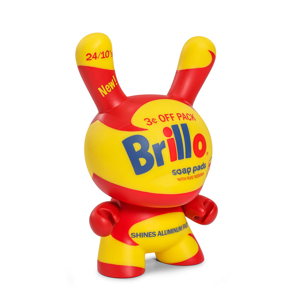 Andy Warhol 8" Masterpiece Vinyl Yellow Brillo Box Dunny (Limited to 300) - Kidrobot