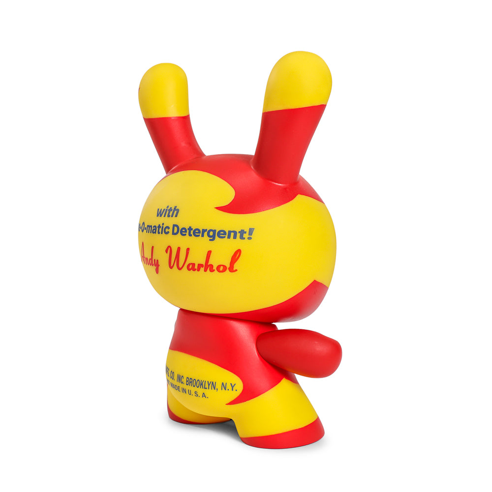 Andy Warhol 8" Masterpiece Vinyl Yellow Brillo Box Dunny (Limited to 300) - Kidrobot