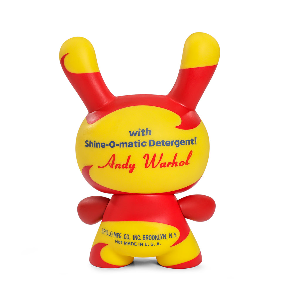 Andy Warhol 8" Masterpiece Vinyl Yellow Brillo Box Dunny (Limited to 300) - Kidrobot