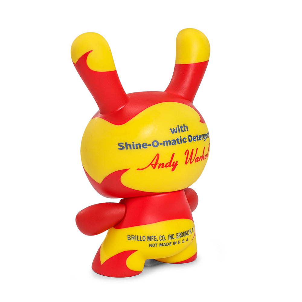 Andy Warhol 8" Masterpiece Vinyl Yellow Brillo Box Dunny (Limited to 300) - Kidrobot