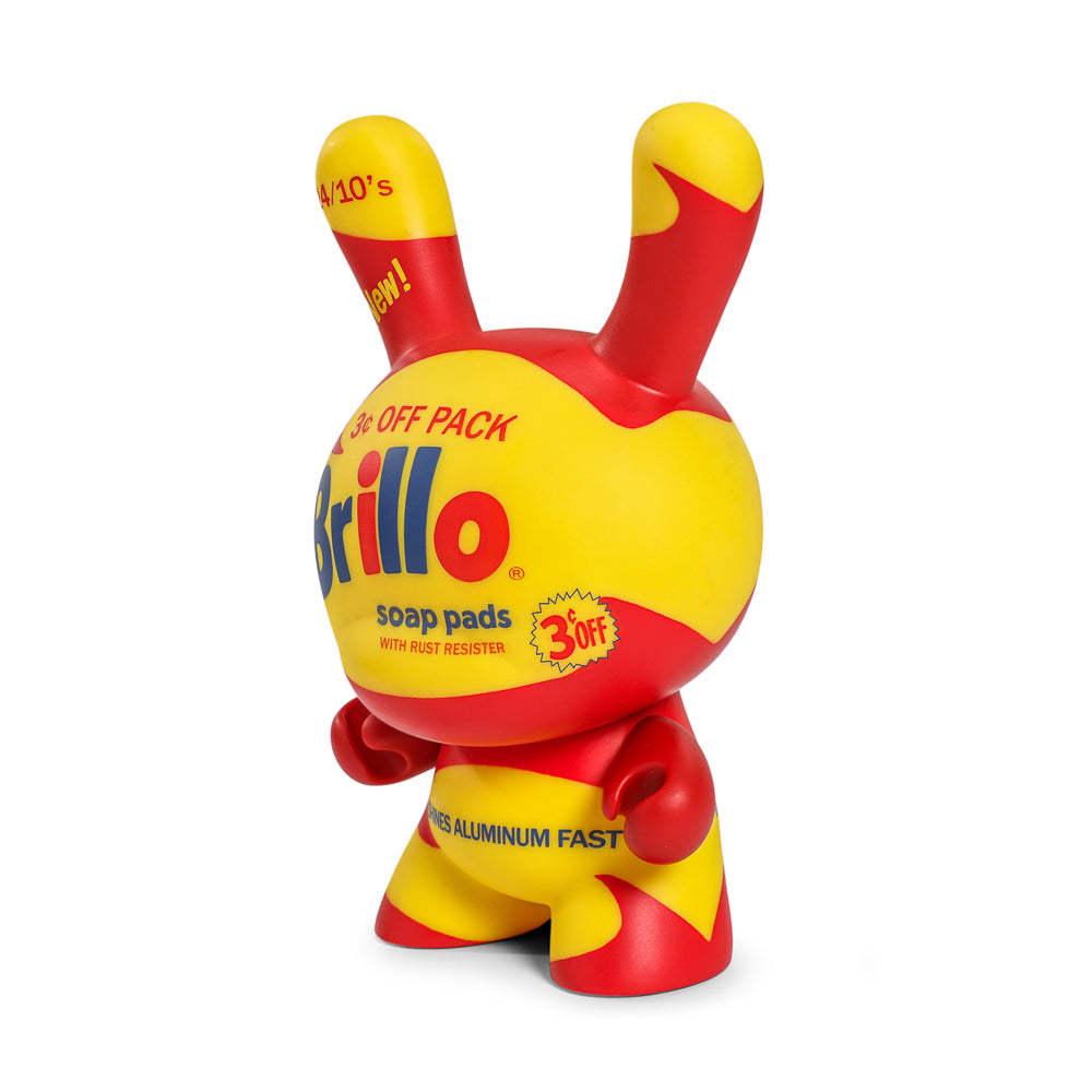 Andy Warhol 8" Masterpiece Vinyl Yellow Brillo Box Dunny (Limited to 300) - Kidrobot