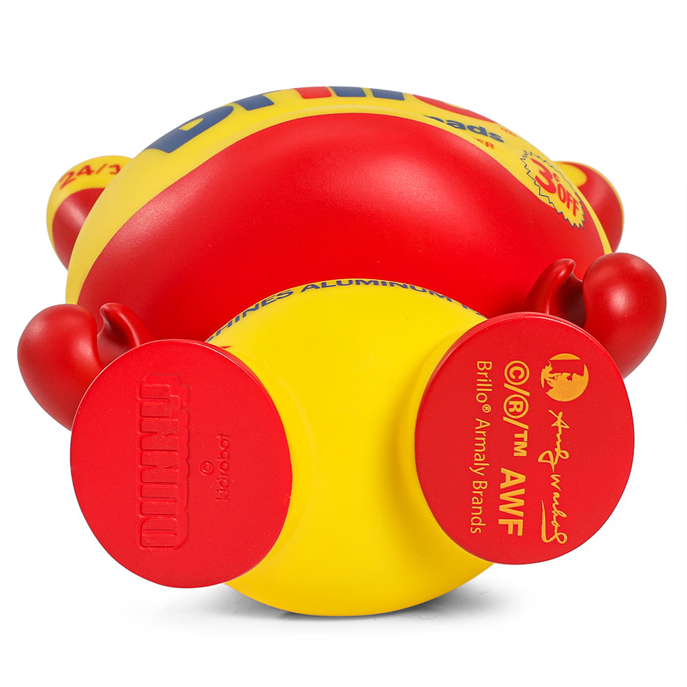 Andy Warhol 8" Masterpiece Vinyl Yellow Brillo Box Dunny (Limited to 300) - Kidrobot