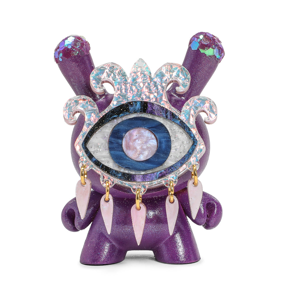 Flamboyant by MP Gautheron: Jazzy Purple 3" Custom Dunny (8/37) - Kidrobot