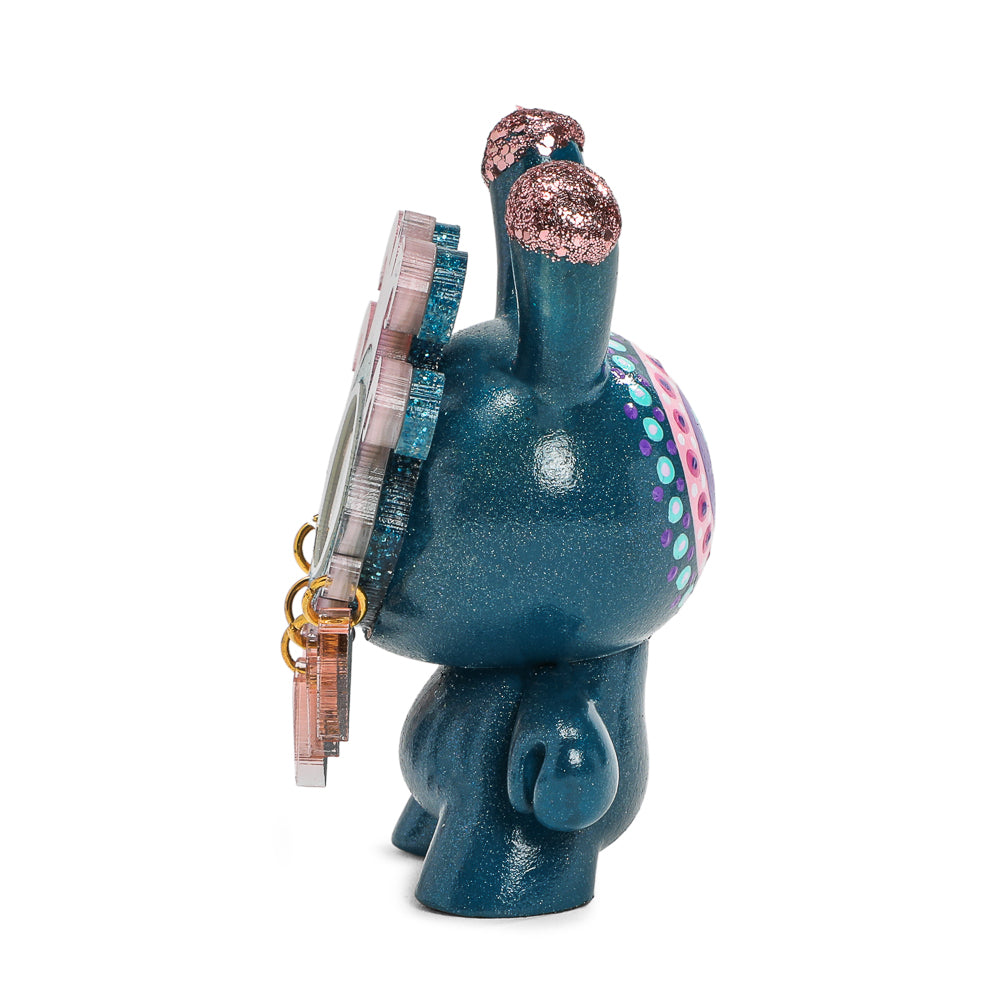 Flamboyant by MP Gautheron: Splashy Blue 3" Custom Dunny (17/37) - Kidrobot