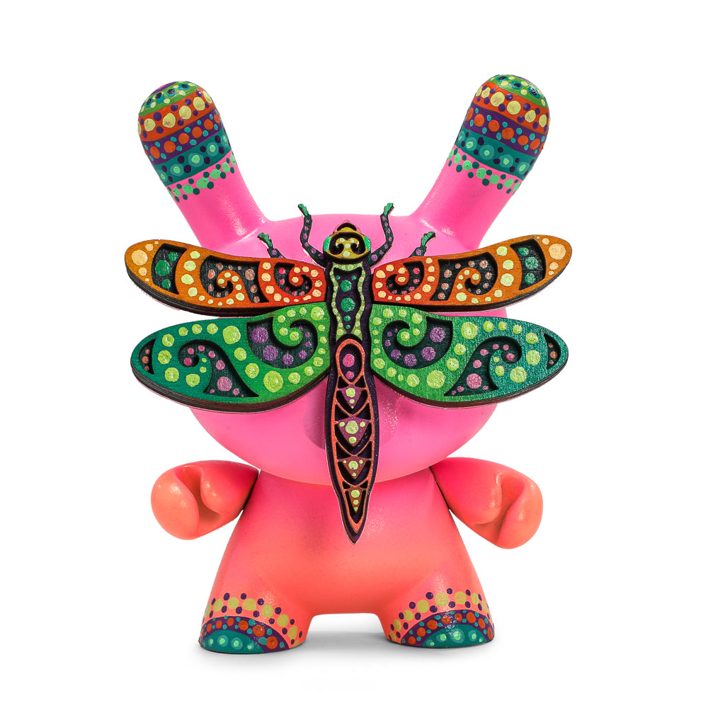 Flamboyant by MP Gautheron: Glitzy Dragonfly Un 5" Custom Dunny (22/37) - Kidrobot