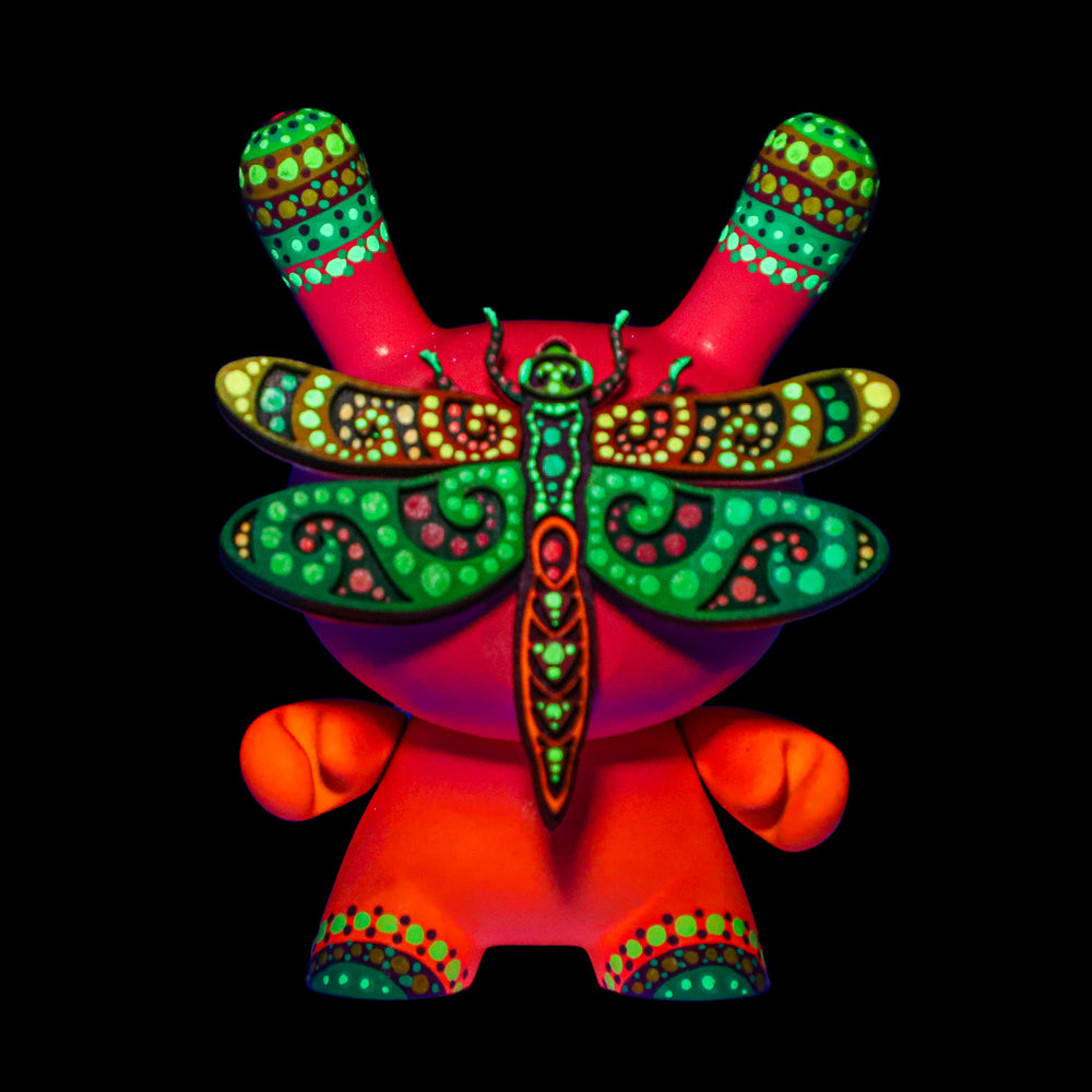 Flamboyant by MP Gautheron: Glitzy Dragonfly Deux 5" Custom Dunny (23/37) - Kidrobot