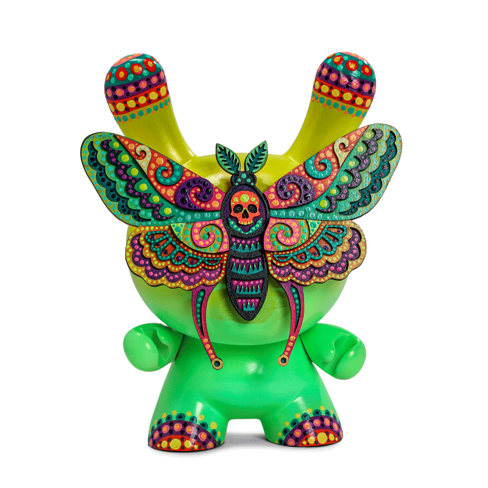 Flamboyant by MP Gautheron: Lush Moth 8" Custom Dunny (30/37) - Kidrobot