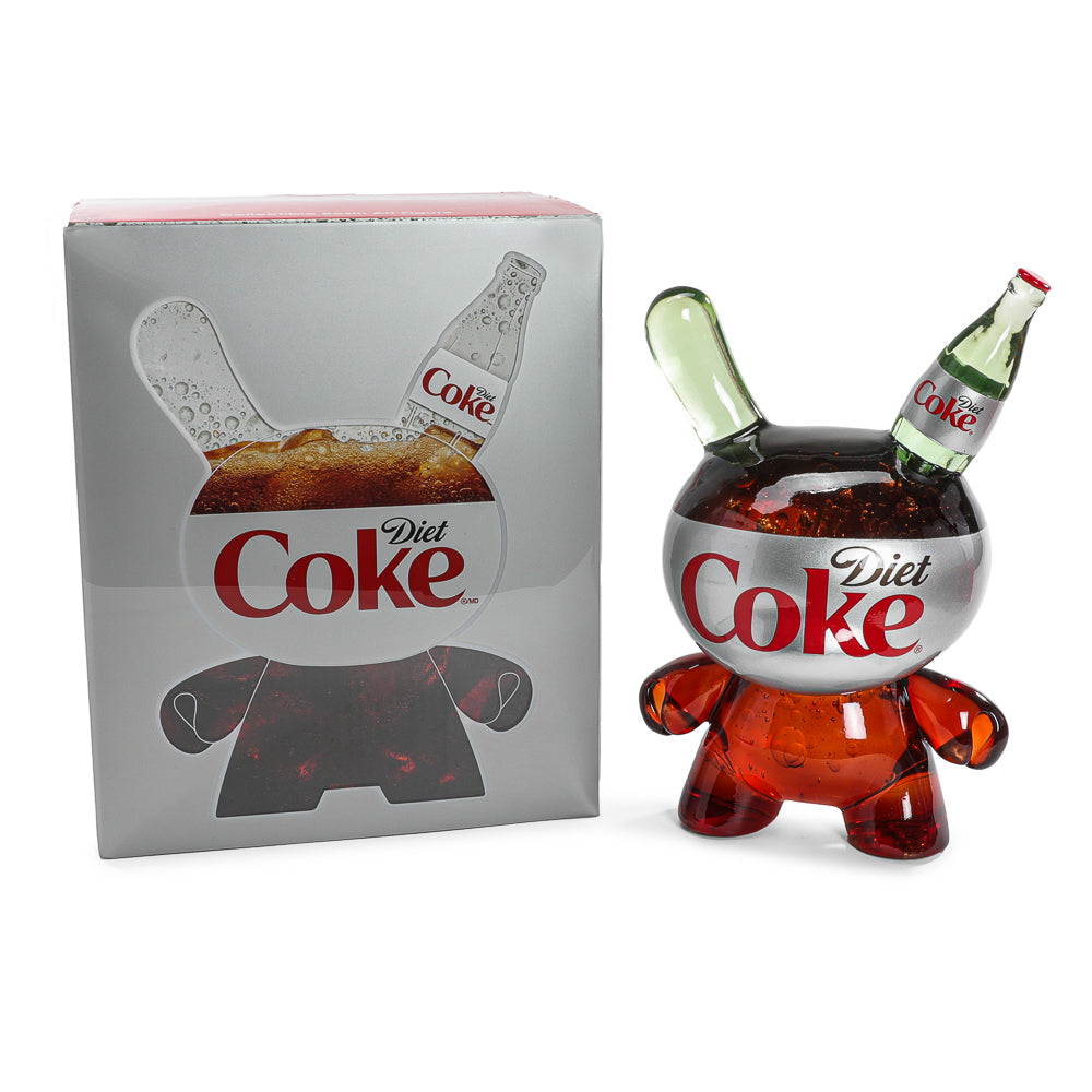 Kidrobot & Diet Coke® 8" Resin Dunny Art Figure - Limited Edition of 1000 - Kidrobot - shown with full packaging