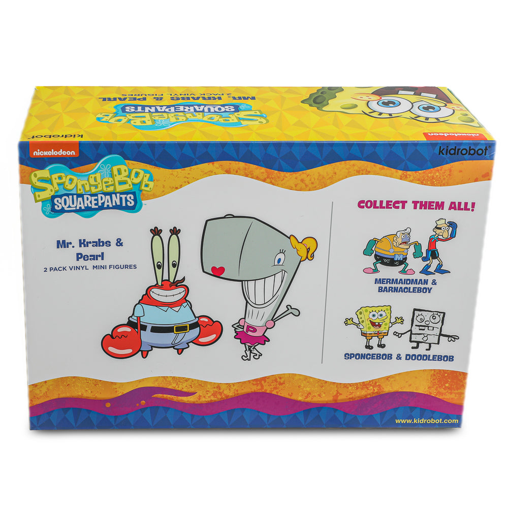 SpongeBob SquarePants - Mr. Krabs & Pearl Vinyl Mini Figure 2-Pack - Kidrobot