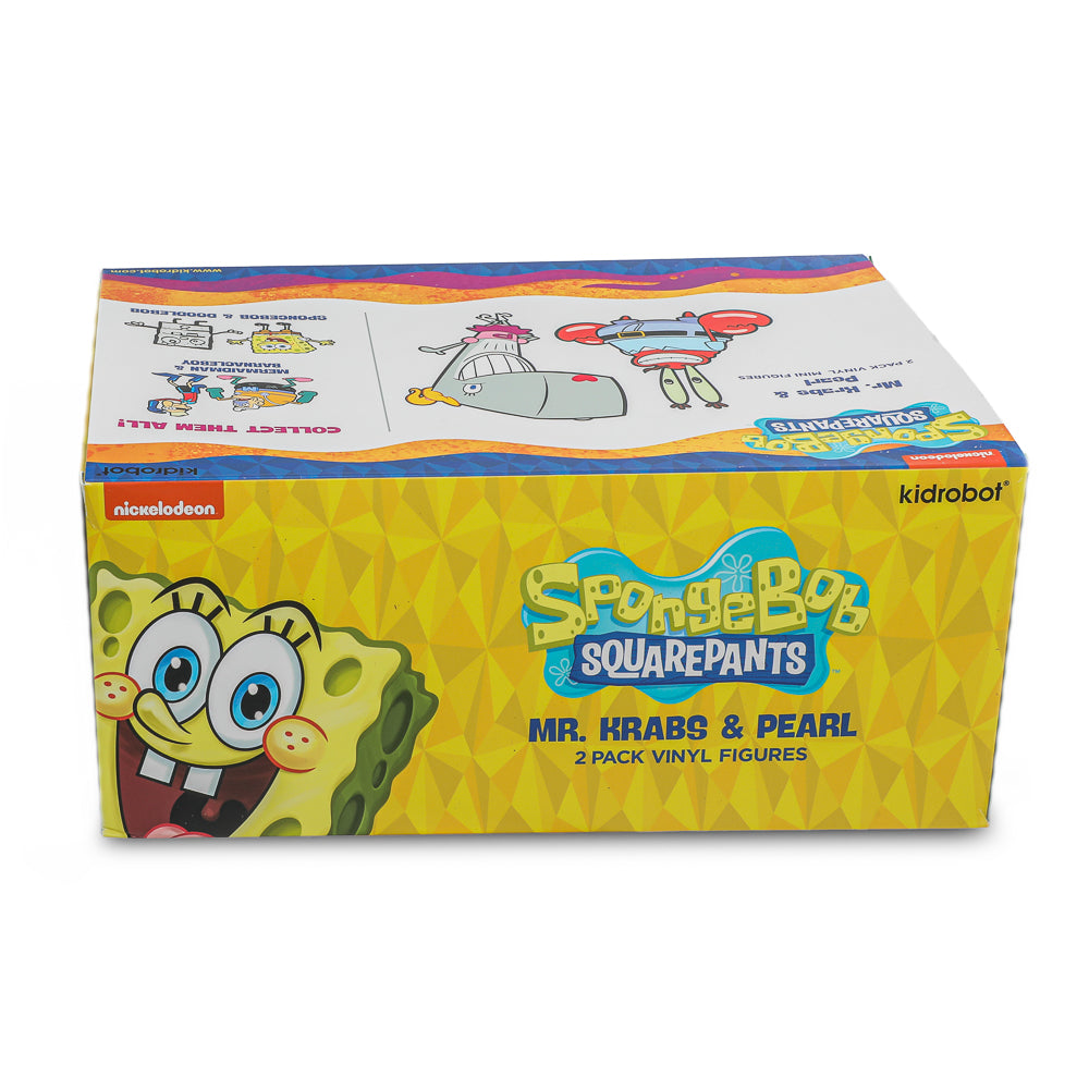SpongeBob SquarePants - Mr. Krabs & Pearl Vinyl Mini Figure 2-Pack - Kidrobot