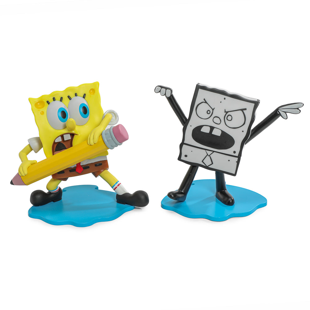 SpongeBob SquarePants - SpongeBob & DoodleBob Vinyl Mini Figure 2-Pack - Kidrobot