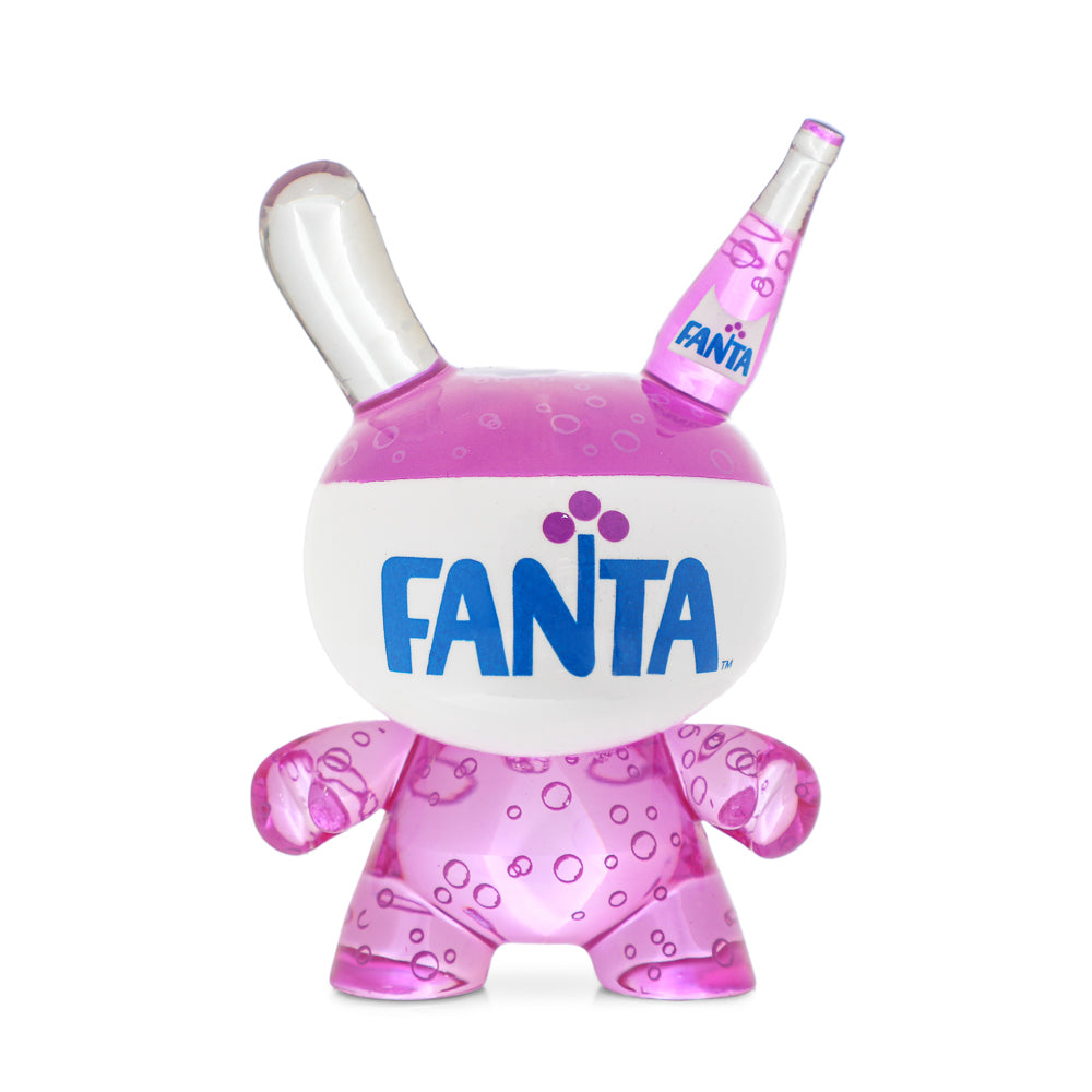 Kidrobot & Fanta® 3" Fanta Grape Resin Dunny Art Figure