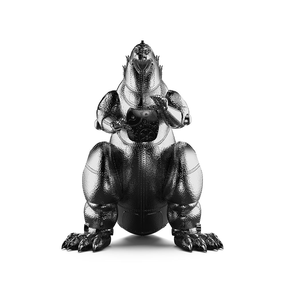 Godzilla x Doktor A - Godzilla Vinyl Art Figure - Forged Electroplate Edition - Kidrobot.com Exclusive (Limited Edition of 300) - Kidrobot
