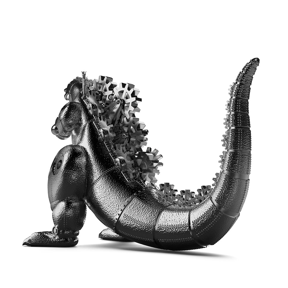 Godzilla x Doktor A - Godzilla Vinyl Art Figure - Forged Electroplate Edition - Kidrobot.com Exclusive (Limited Edition of 300) - Kidrobot