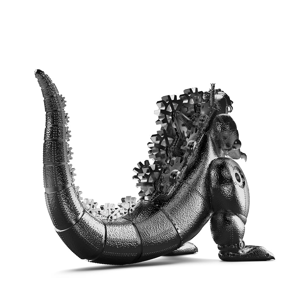 Godzilla x Doktor A - Godzilla Vinyl Art Figure - Forged Electroplate Edition - Kidrobot.com Exclusive (Limited Edition of 300) - Kidrobot