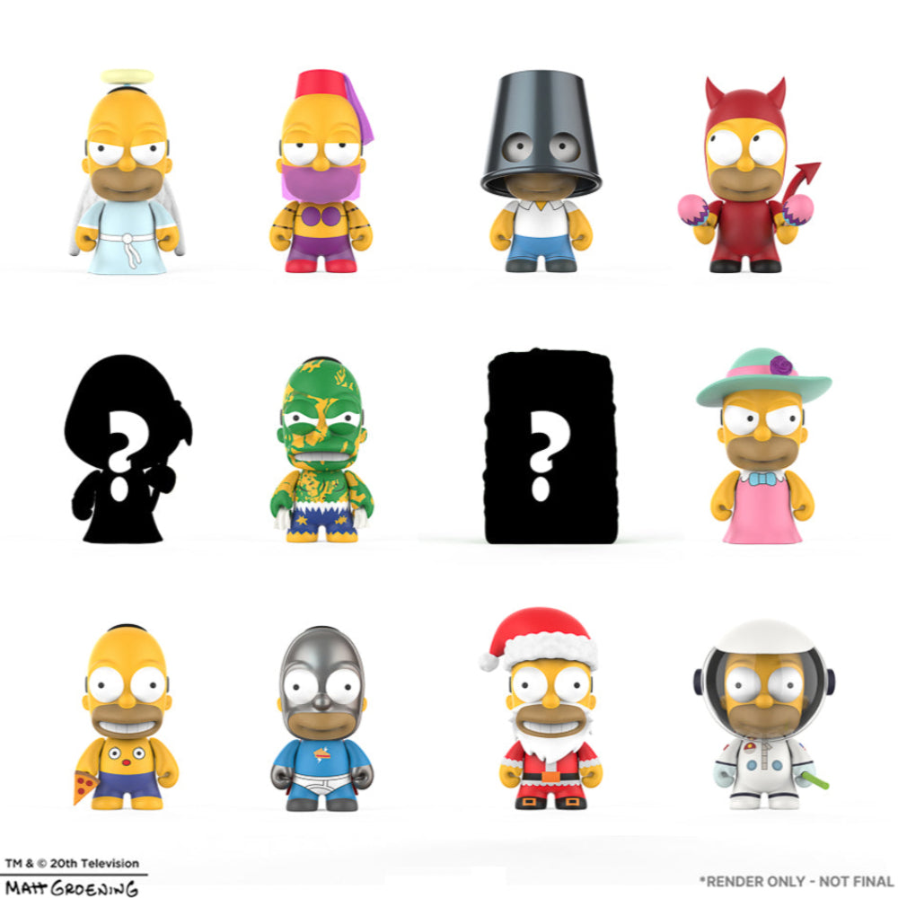 The Simpsons Many Faces of Homer Blind Box Mini Figure Series - Kidrobot