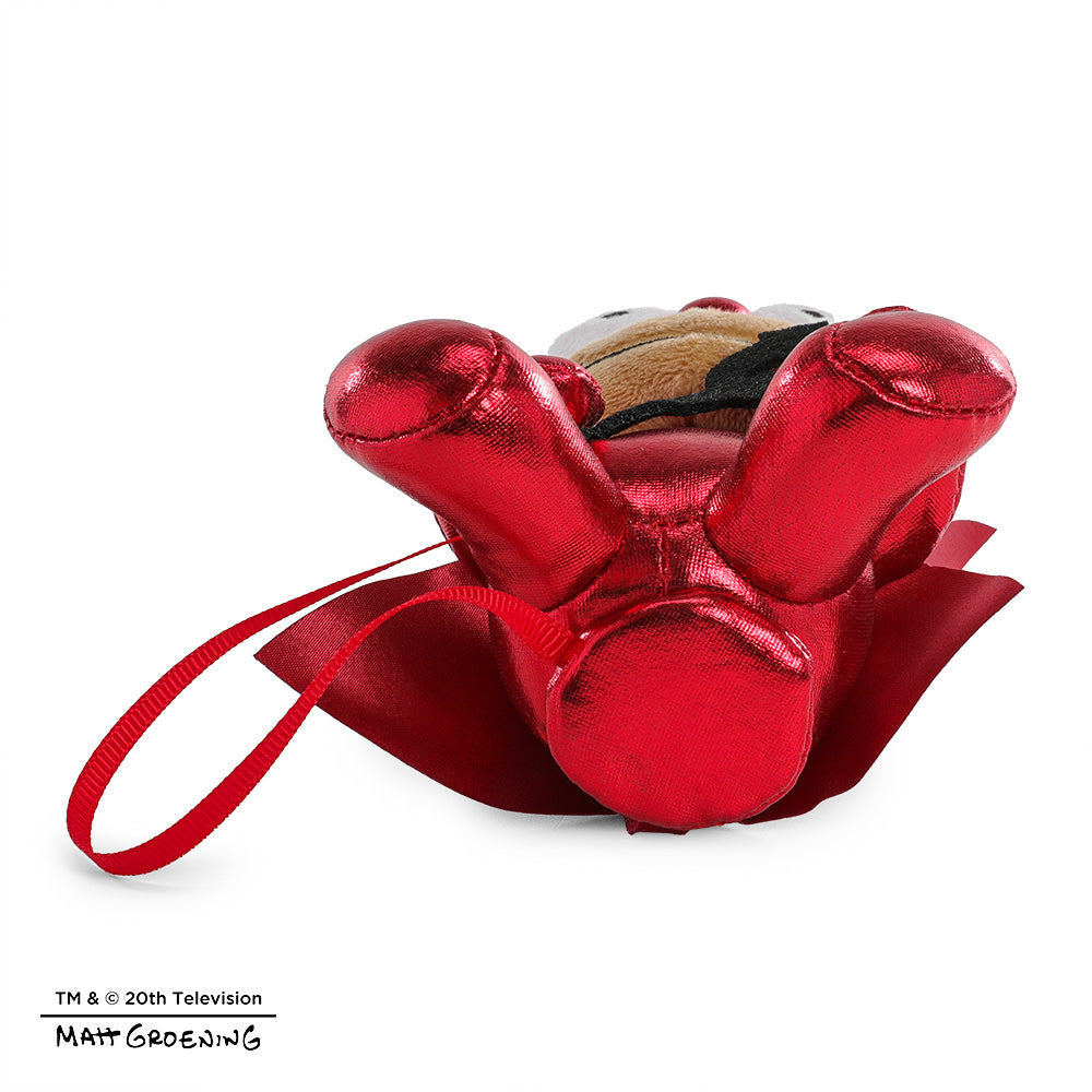 Homer Devil Plush Shoulder Phunny from The Simpsons featuring Homer with devil horns and red outfit, soft plush collectible toy.