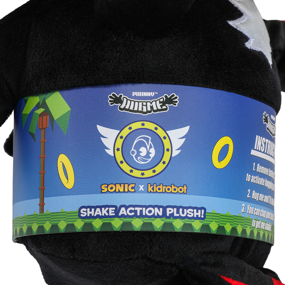 Sonic the Hedgehog - Shadow HugMe Plush with Shake Action - Kidrobot