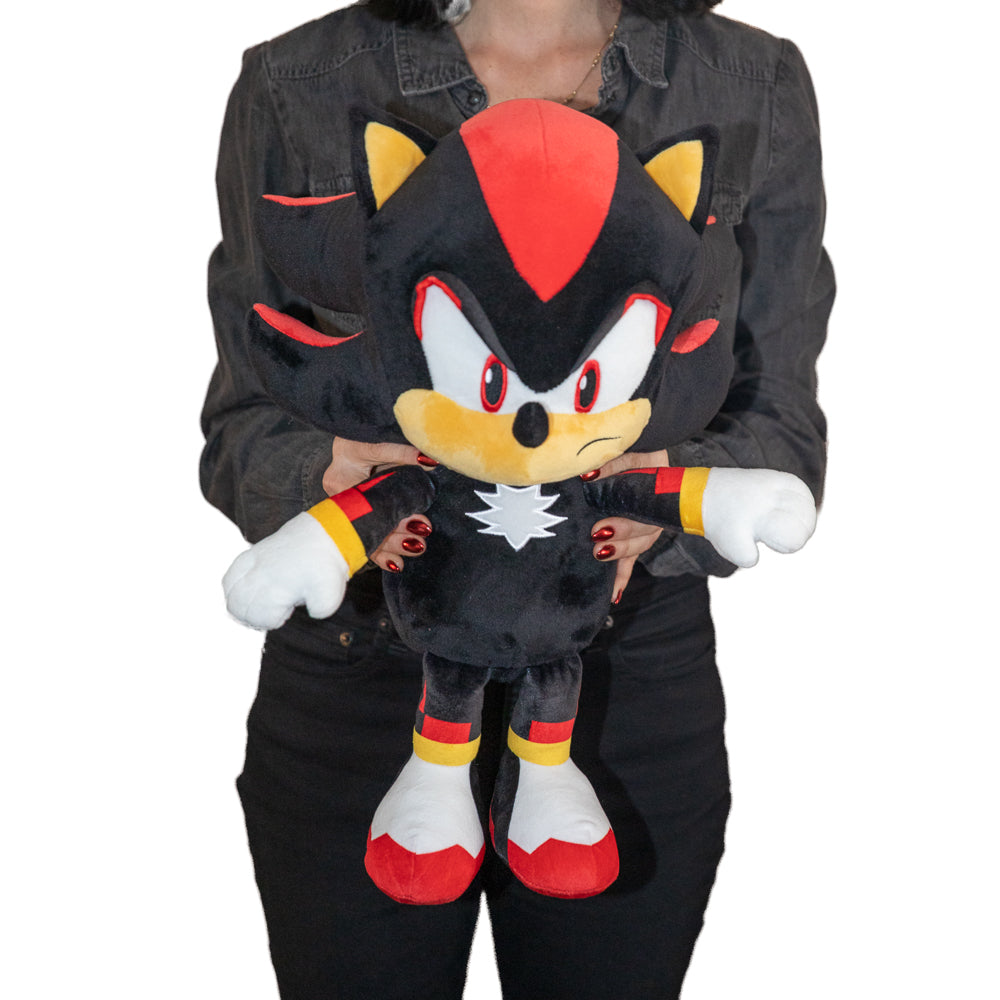 Shadow Plush Sonic the Hedgehog - Shadow HugMe Plush with Shake Action | Kidrobot