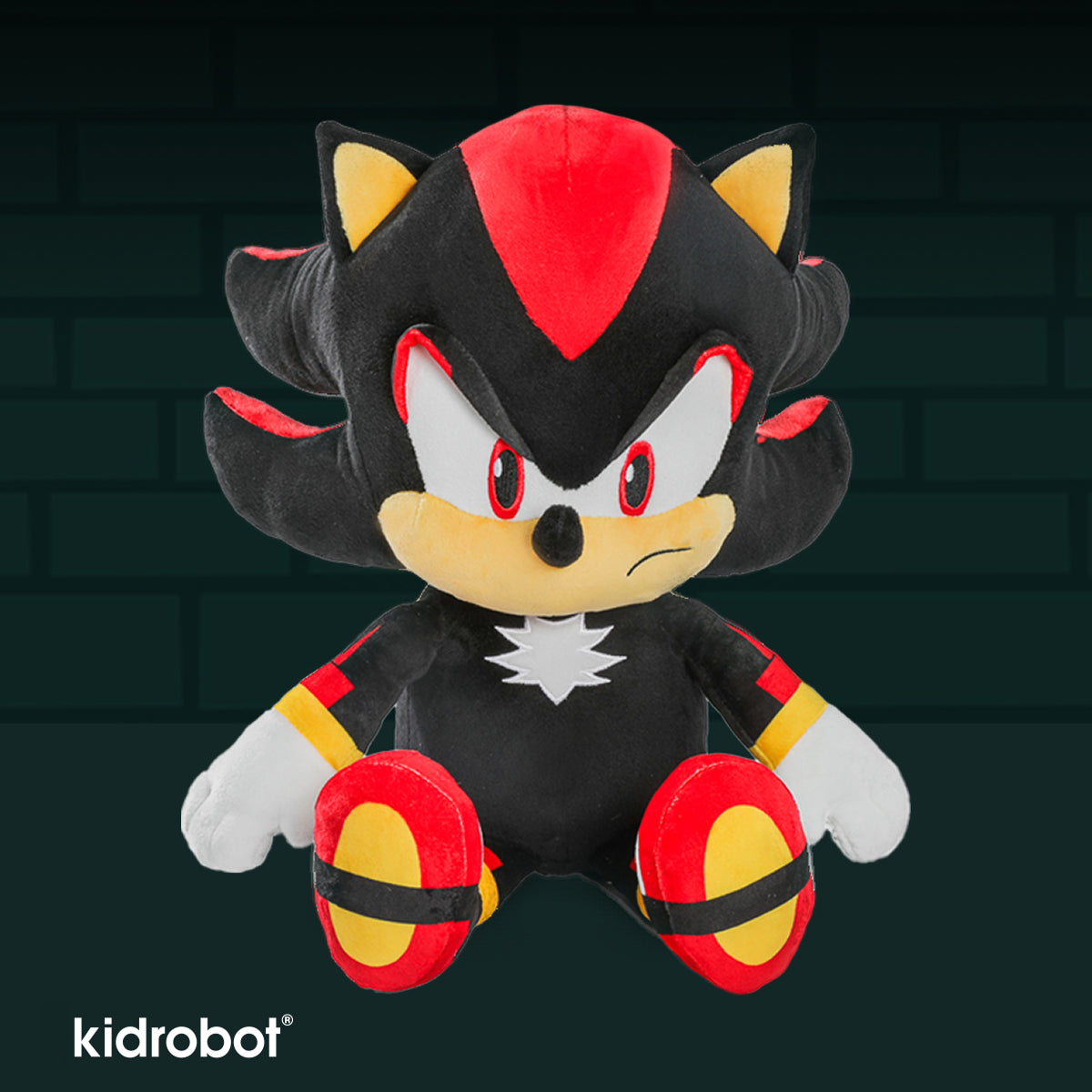Sonic the Hedgehog - Shadow HugMe Plush with Shake Action - Kidrobot