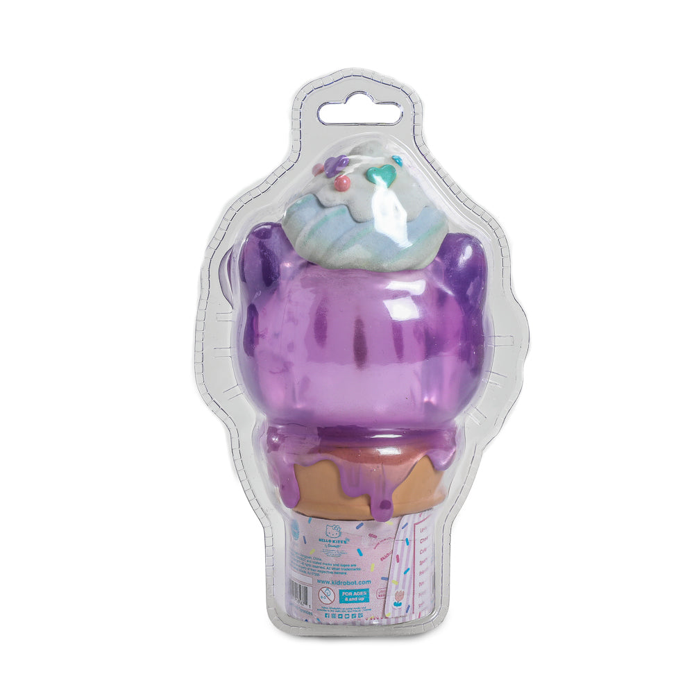 Hello Kitty® Ice Cream Cone 6” Vinyl Art Figure – Translucent Ube Edition - Kidrobot.com Exclusive (Limited Edition of 500) - Kidrobot
