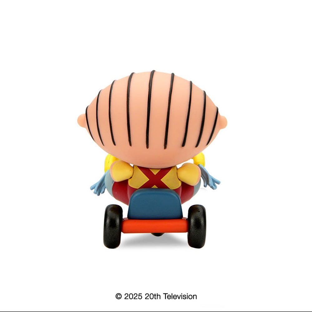 Family Guy Freakin' Sweet 3-inch vinyl mini figure blind box series, featuring colorful character artwork on the box.