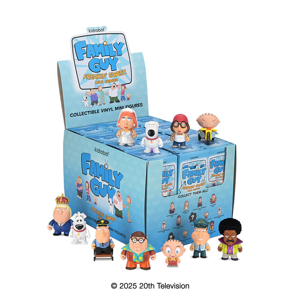 Family Guy Freakin' Sweet 3-inch vinyl mini figure blind box, collectible toy from the Family Guy series.
