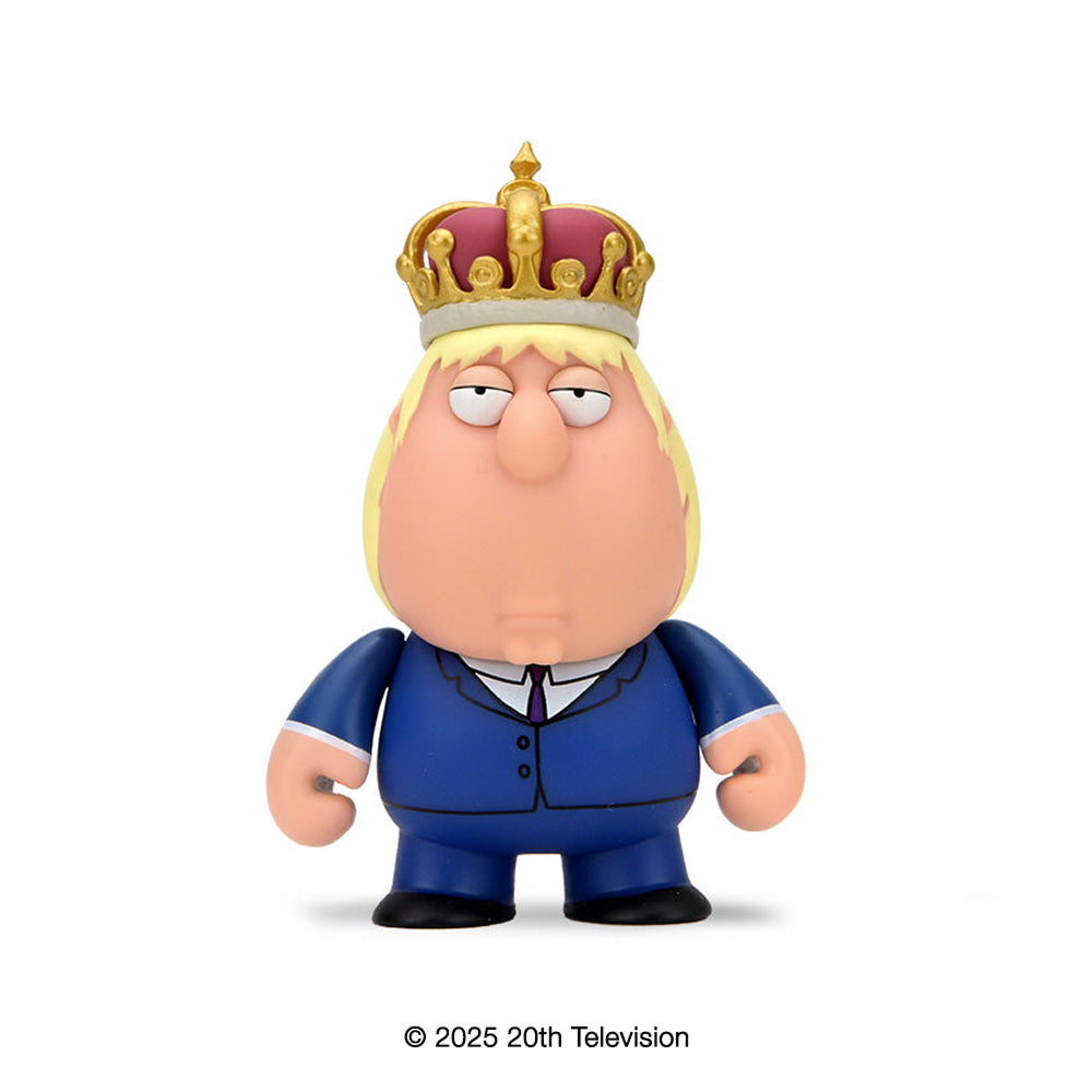 Family Guy Freakin' Sweet 3-inch vinyl mini figure in a blind box packaging, featuring a collectible character from the series.