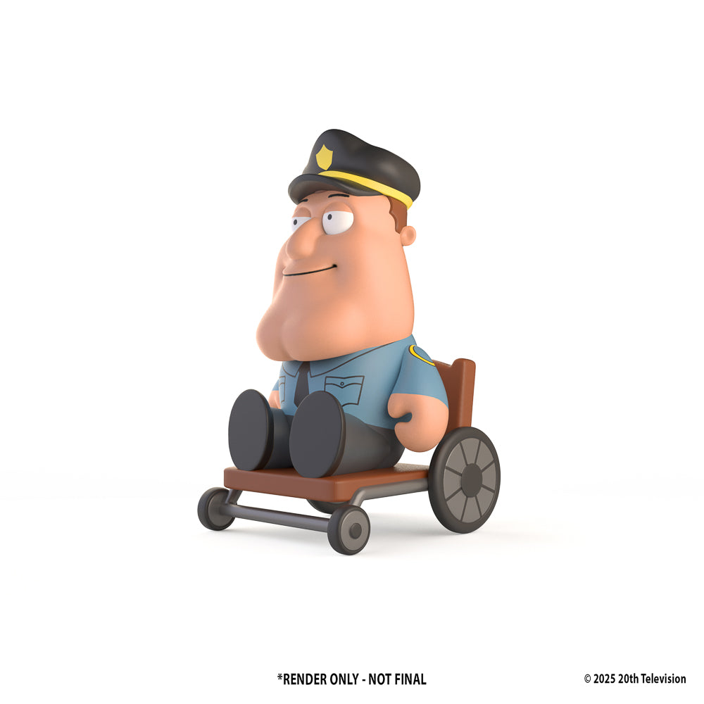Family Guy: Freakin' Sweet 3” Vinyl Mini Figure Blind Box Series - Kidrobot - Officer Joe Swanson Mini Figure