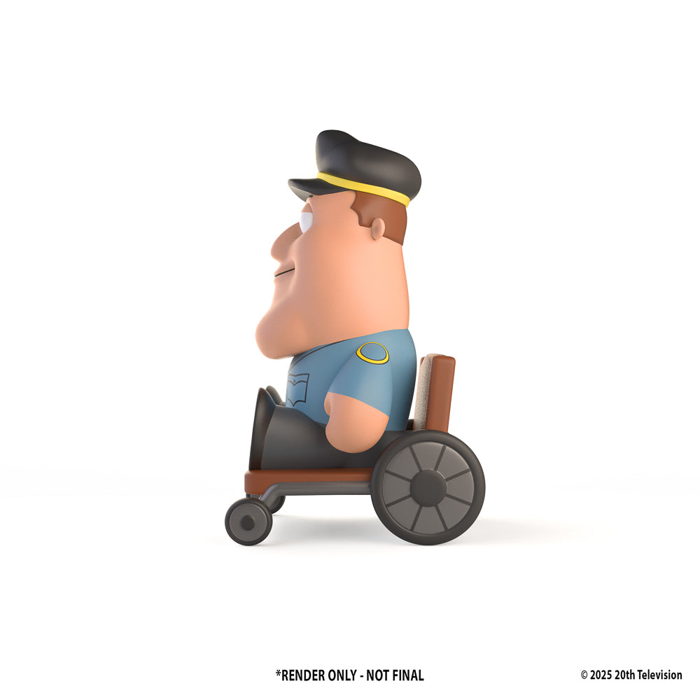Family Guy: Freakin' Sweet 3” Vinyl Mini Figure Blind Box Series - Kidrobot - Officer Joe Swanson Mini Figure