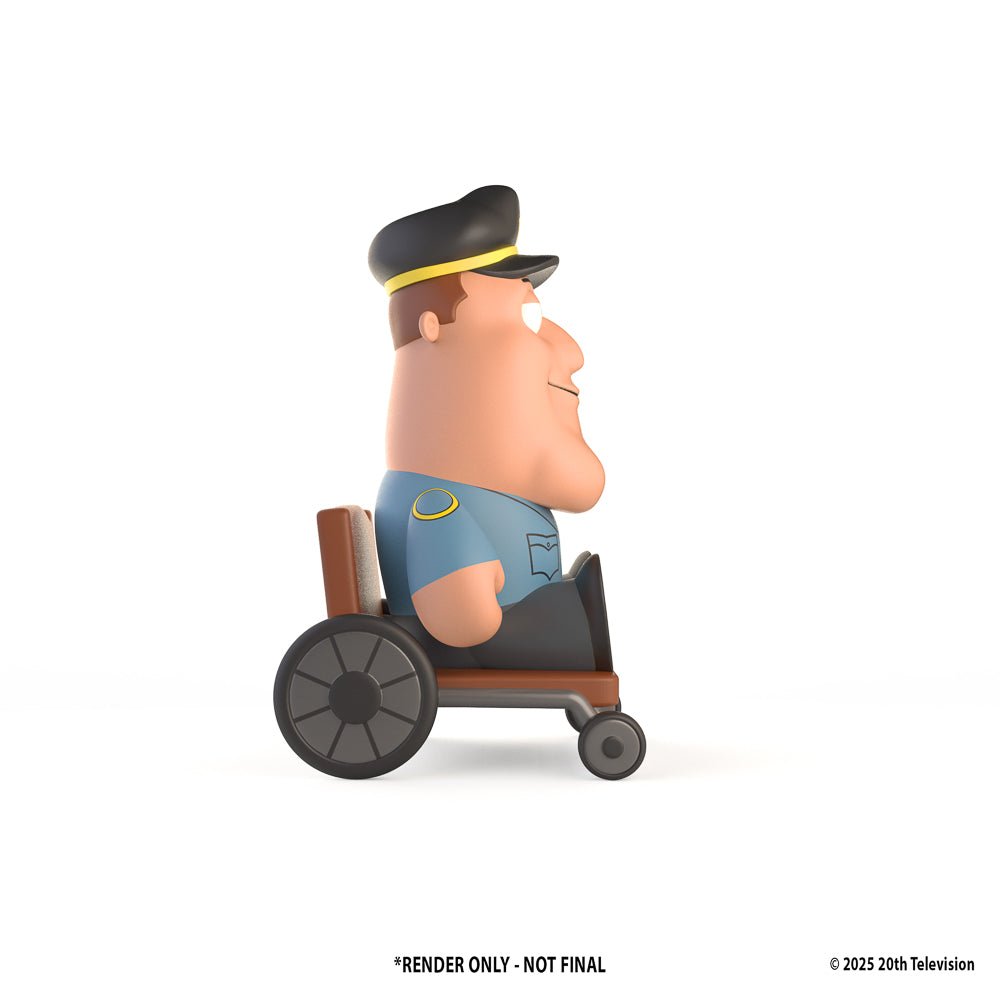 Family Guy: Freakin' Sweet 3” Vinyl Mini Figure Blind Box Series - Kidrobot - Officer Joe Swanson Mini Figure