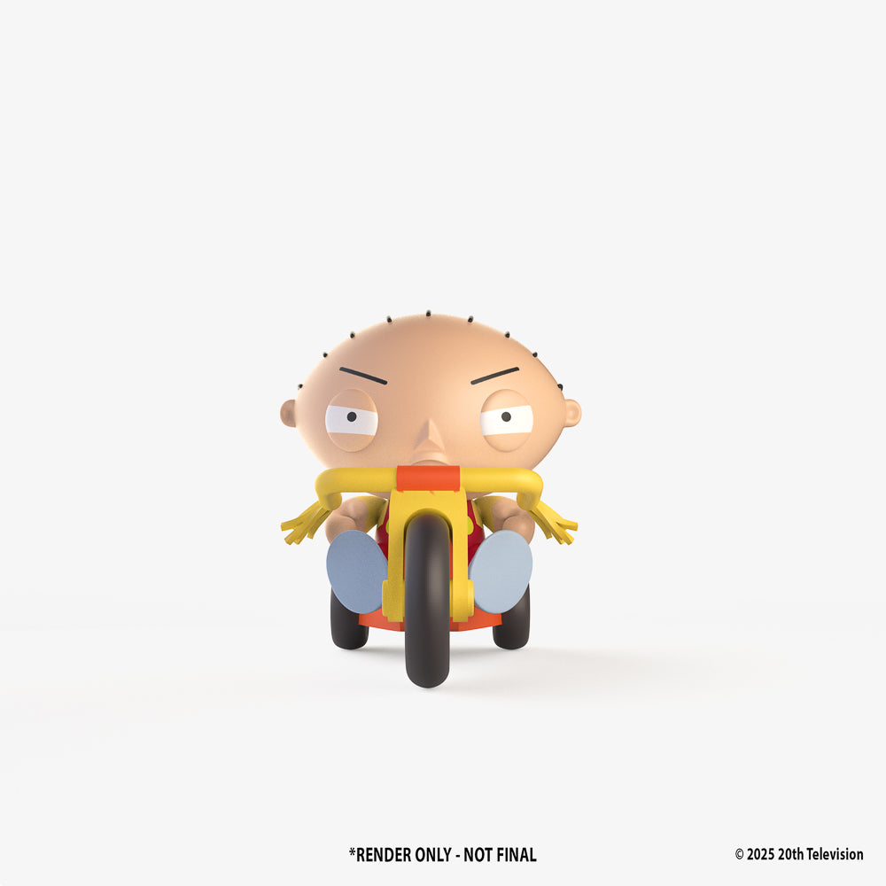Family Guy: Freakin' Sweet 3” Vinyl Mini Figure Blind Box Series - Kidrobot - Stewie on Tricycle Mini Figure