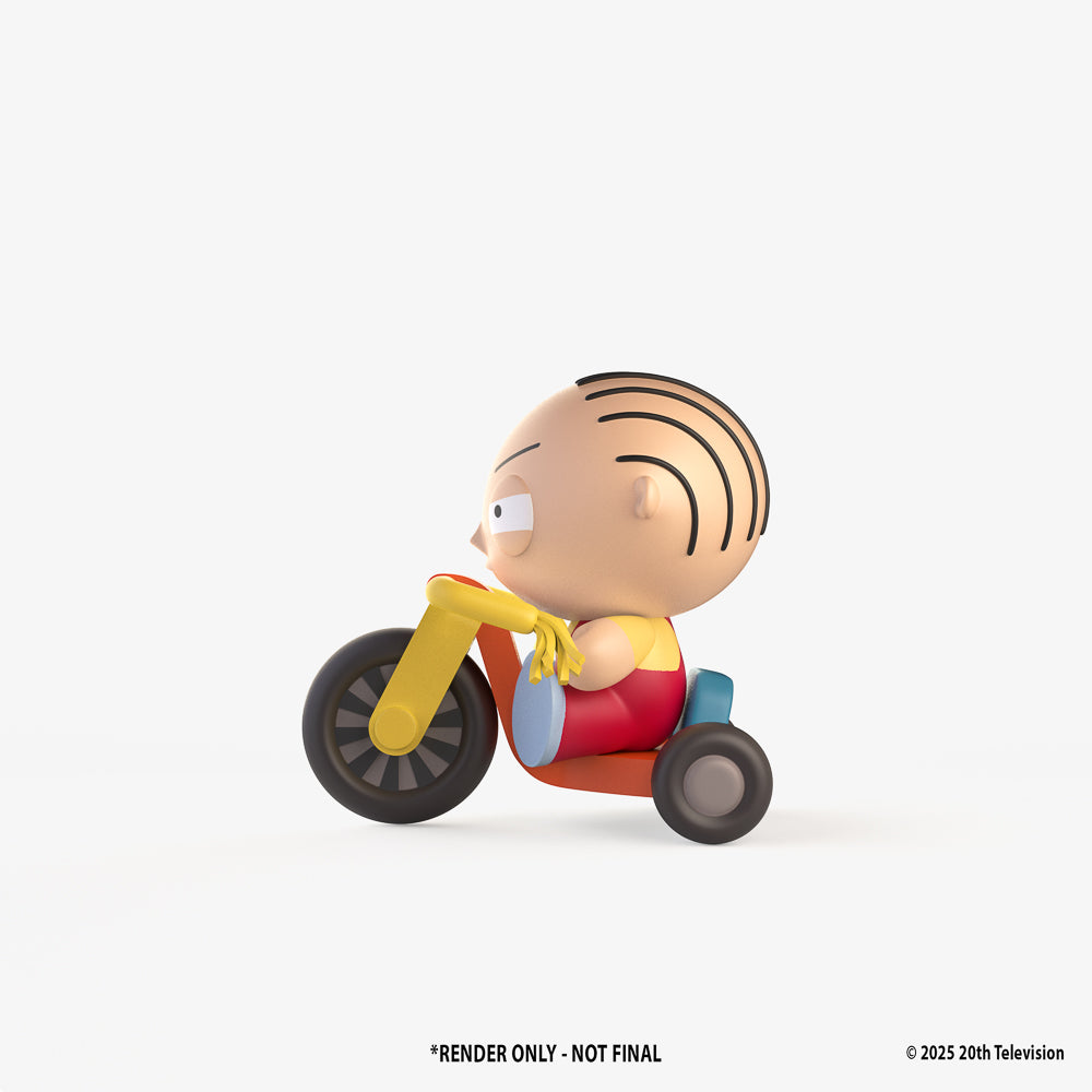 Family Guy: Freakin' Sweet 3” Vinyl Mini Figure Blind Box Series - Kidrobot - Stewie on Tricycle Mini Figure