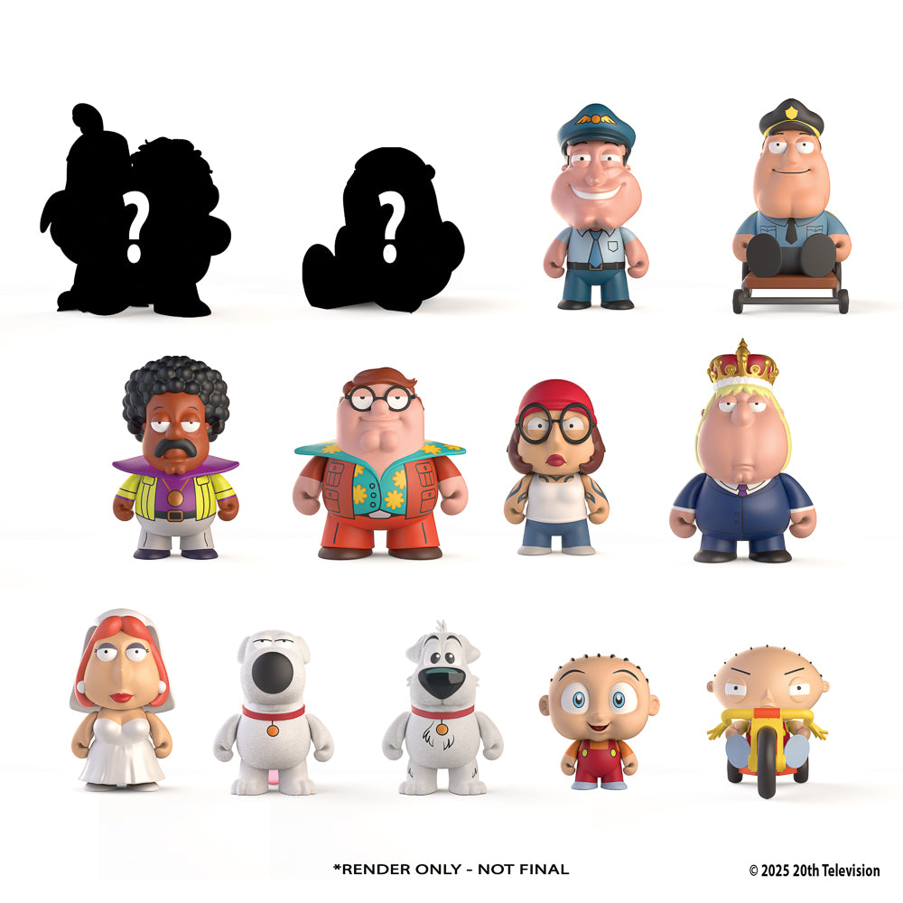 Family Guy: Freakin' Sweet 3” Vinyl Mini Figure Blind Box Series - Kidrobot