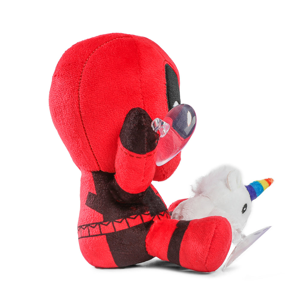 Deadpool with Unicorn Plush Window Clinger - Kidrobot