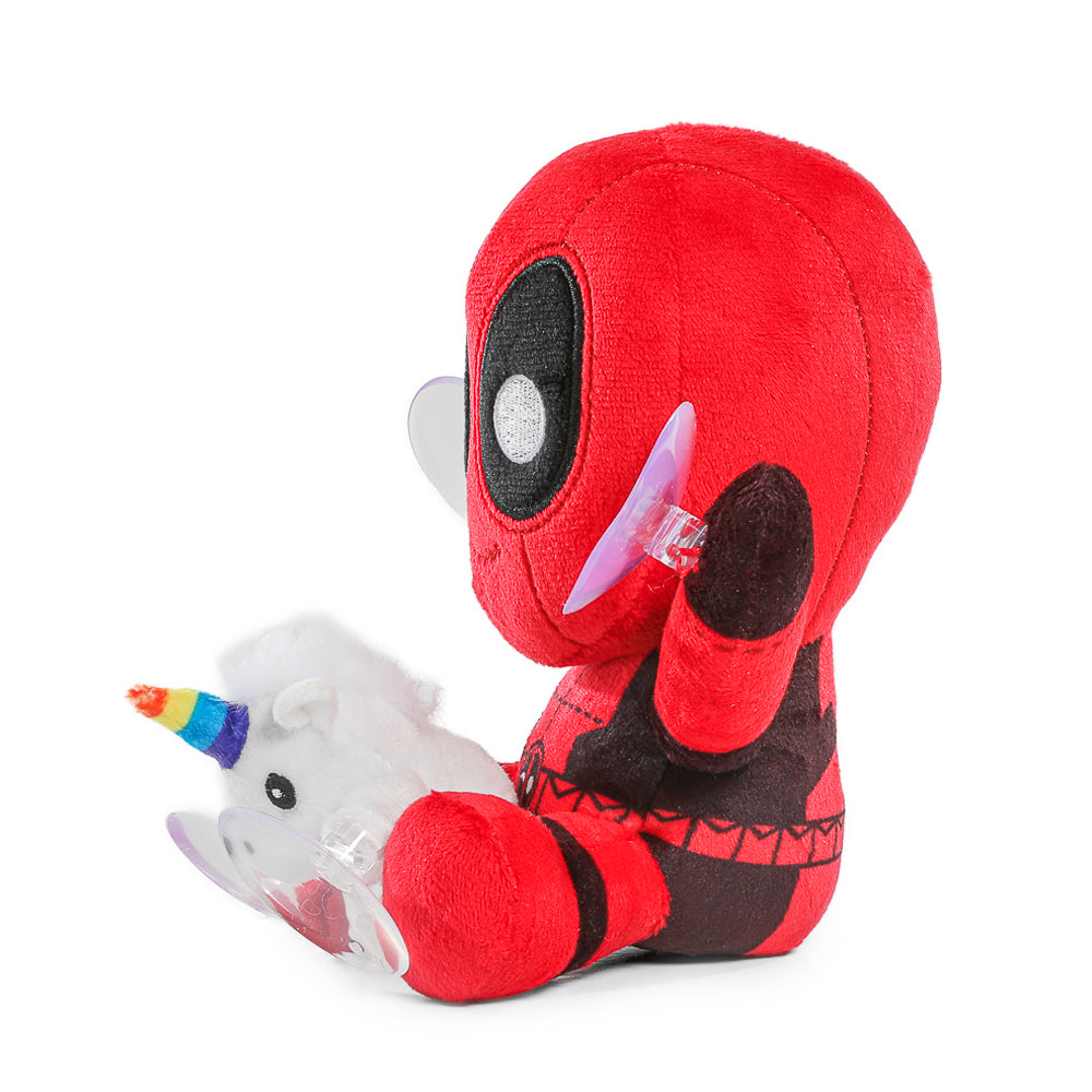 Deadpool with Unicorn Plush Window Clinger - Kidrobot
