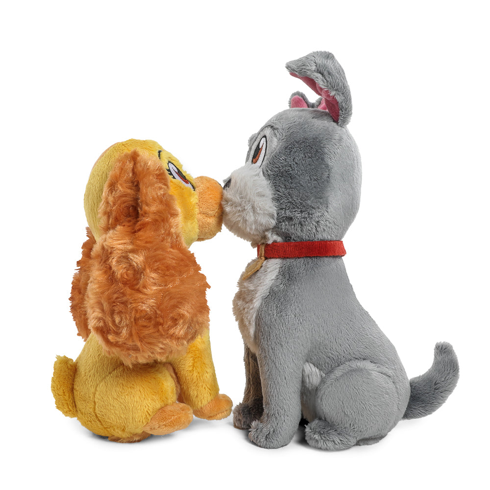 Disney Lady and the Tramp - Spaghetti Kiss Interactive Plush Set - Kidrobot