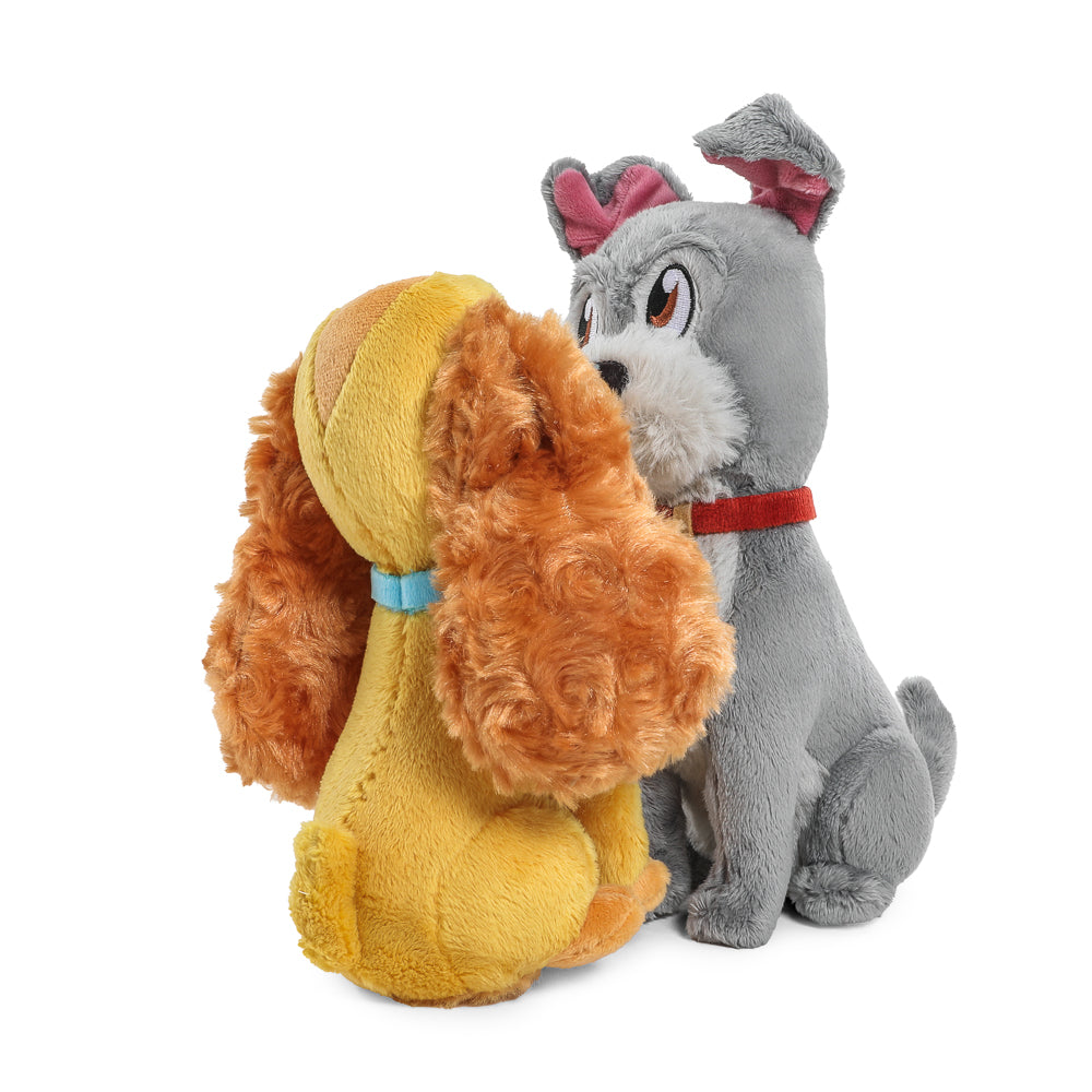 Disney Lady and the Tramp - Spaghetti Kiss Interactive Plush Set - Kidrobot