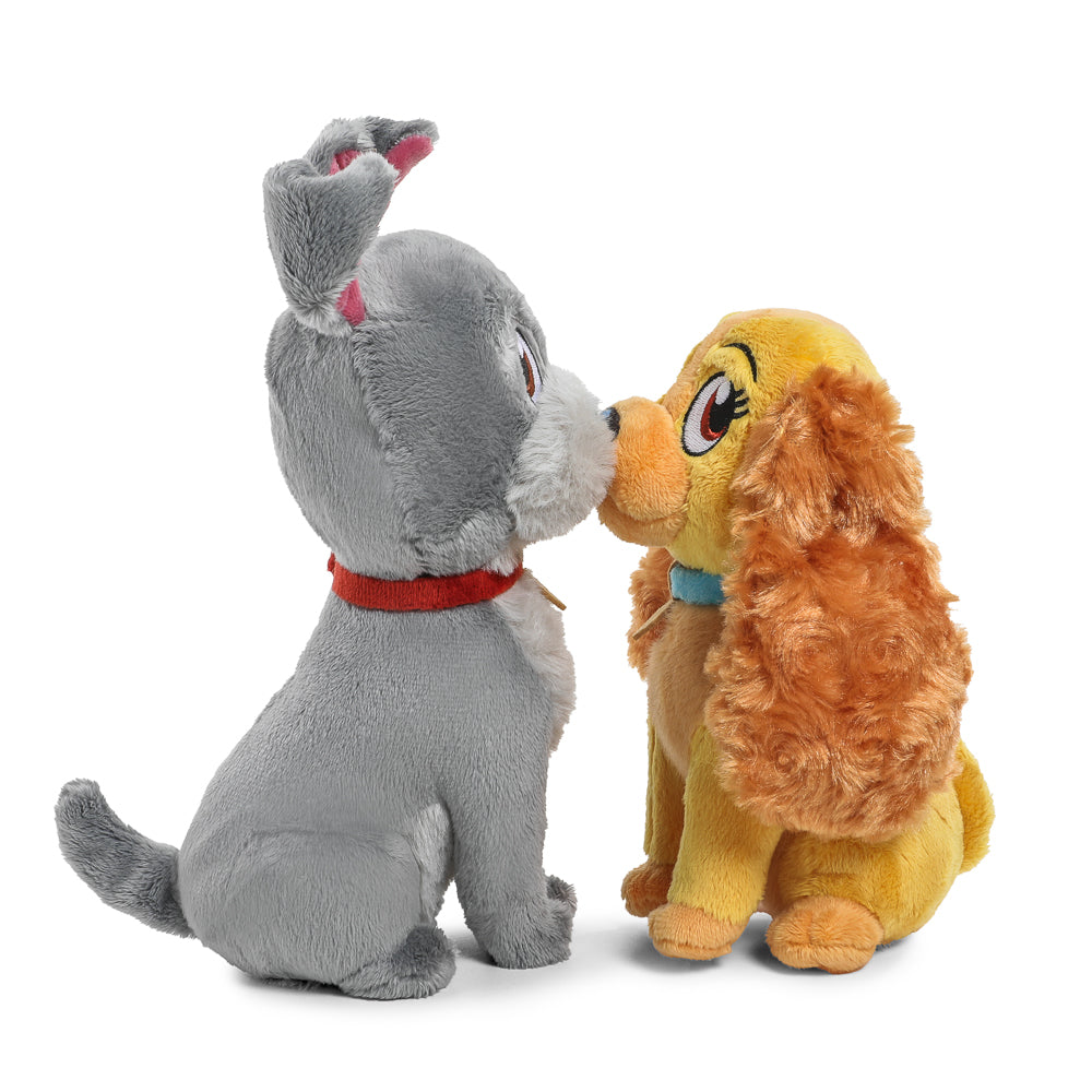 Disney Lady and the Tramp - Spaghetti Kiss Interactive Plush Set - Kidrobot