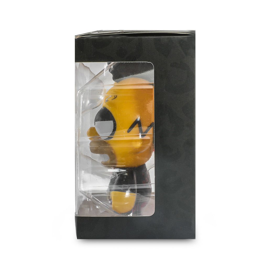 The Simpsons - Donut Riot Punk Homer 3" Vinyl Mini Figure - Crimson Glaze Edition (Limited Edition of 500) - Kidrobot.com Exclusive