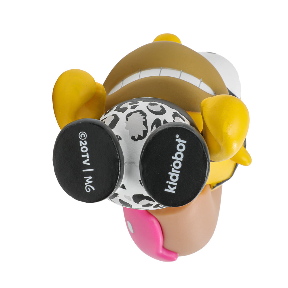 The Simpsons - Donut Riot Punk Homer 3" Vinyl Mini Figure - Pink Glaze Edition (Limited Edition of 500) - Kidrobot