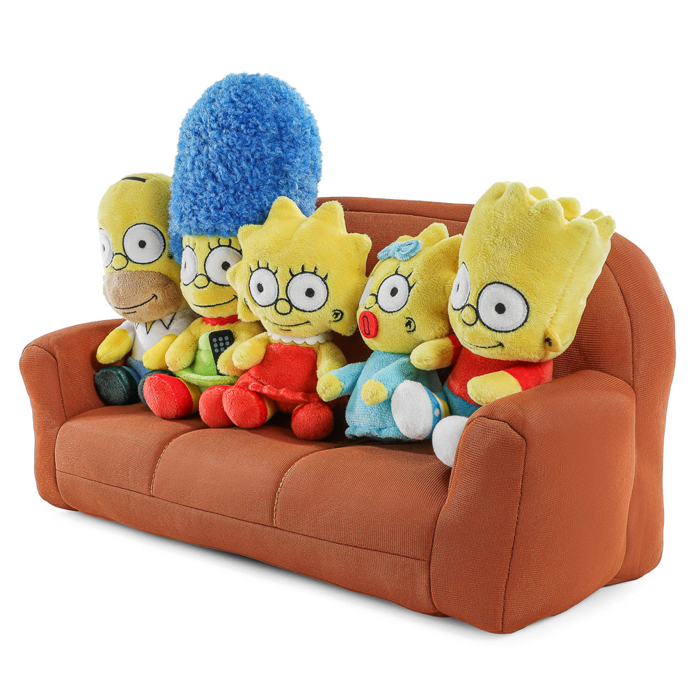 The Simpsons - Simpsons Family on Couch Interactive Plush Set (PRE-ORDER) - Kidrobot - Shop Collectible Art Toys and Plush at Kidrobot.com