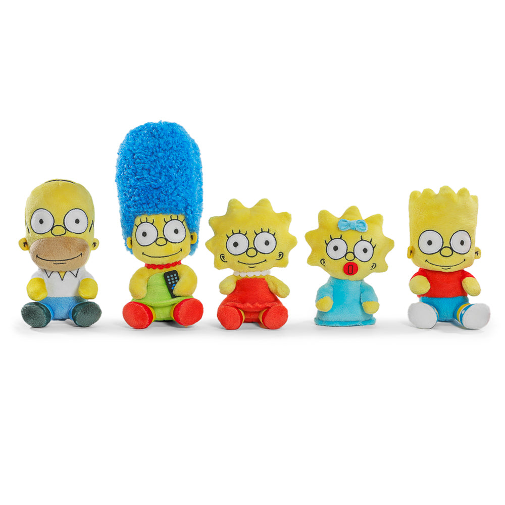 The Simpsons - Simpsons Family on Couch Interactive Plush Set (PRE-ORDER) - Kidrobot - Shop Collectible Art Toys and Plush at Kidrobot.com