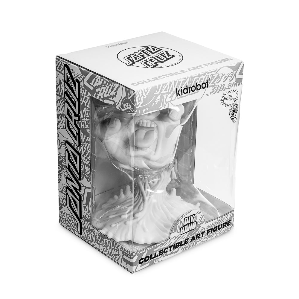 2025 CON EXCLUSIVE: Santa Cruz Skateboards - 40th Anniversary Screaming Hand 9" DIY Vinyl Art Figure (Limited Edition of 300) - Kidrobot
