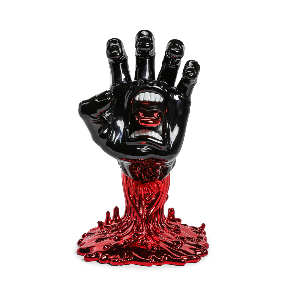 Santa Cruz Skateboards - 40th Anniversary Screaming Hand 9" Chrome Vinyl Art Figure - Blood Chrome Edition (Limited Edition of 300) (Kidrobot.com Exclusive) - Kidrobot