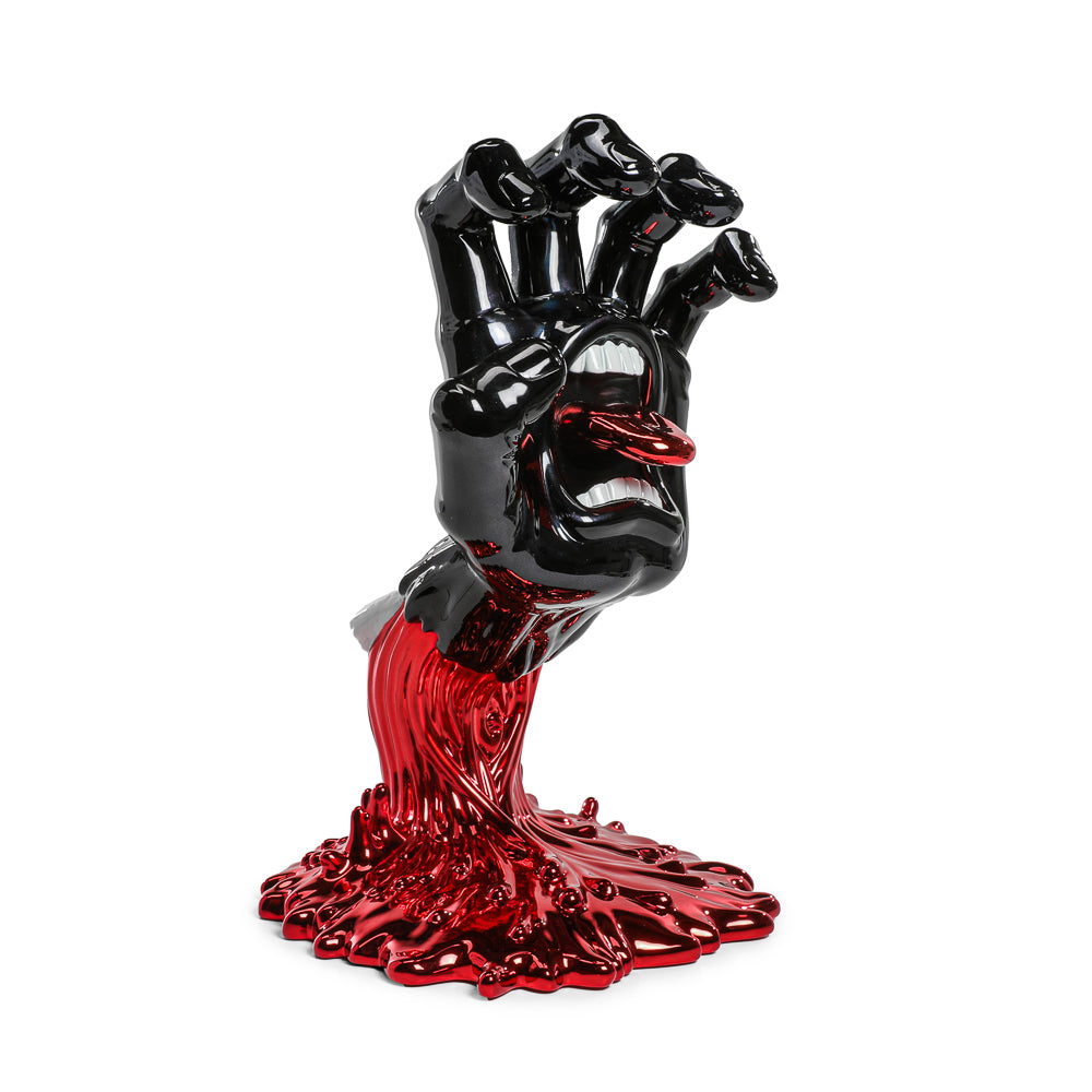Santa Cruz Skateboards - 40th Anniversary Screaming Hand 9" Chrome Vinyl Art Figure - Blood Chrome Edition (Limited Edition of 300) (Kidrobot.com Exclusive) - Kidrobot